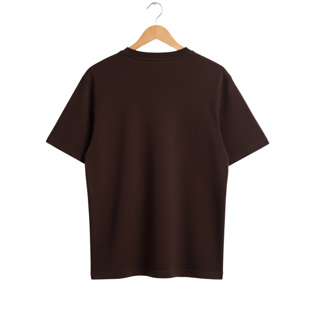 Hand-Painted Koi Fish Lotus Pond Oversized T-Shirt