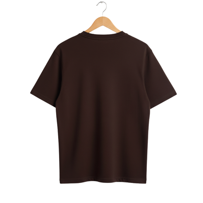 Hand-Painted Koi Fish Lotus Pond Oversized T-Shirt