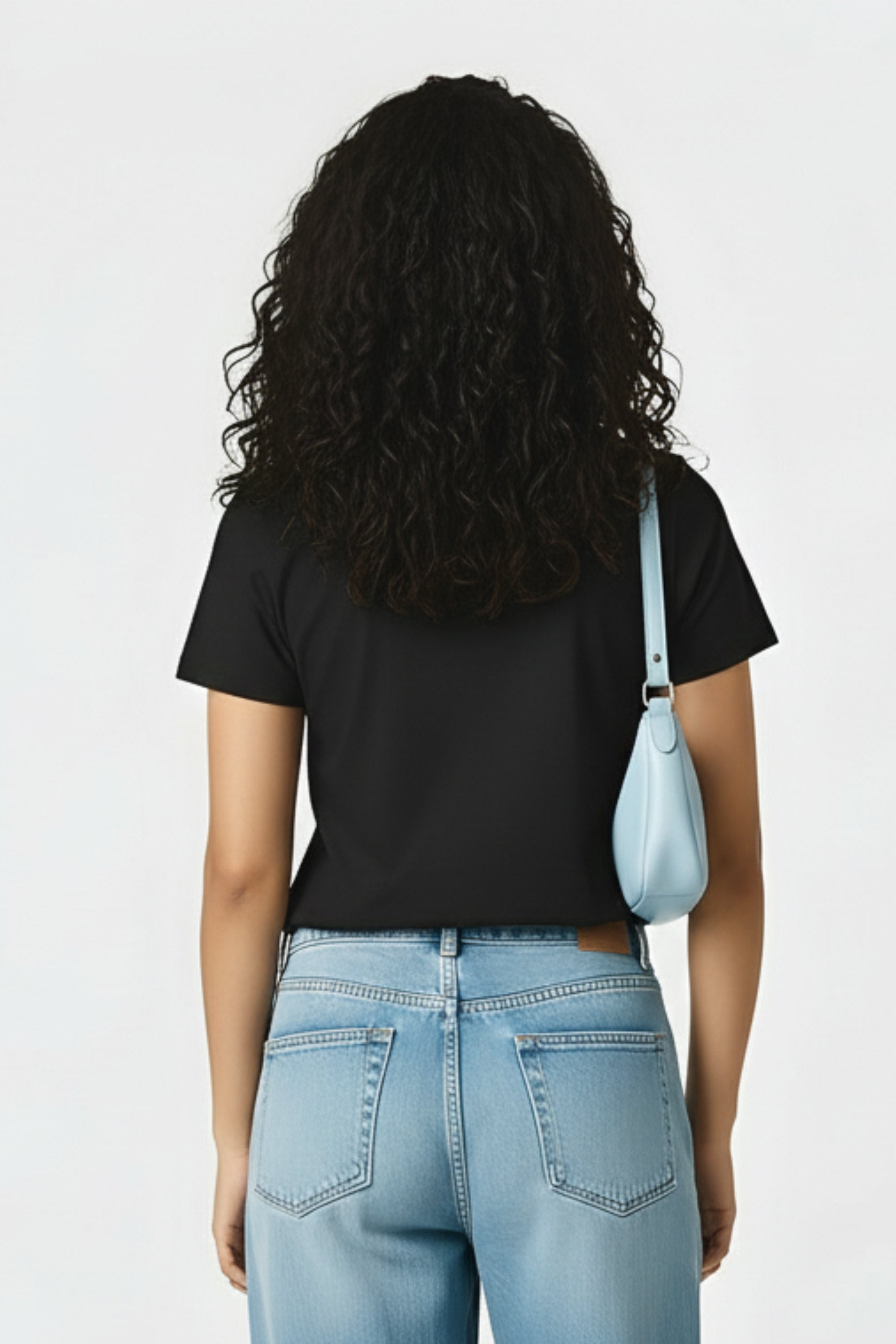 Modern Goddess Women's Black Cotton T-Shirt, Graphic Print, Casual, Crew Neck, Short Sleeve