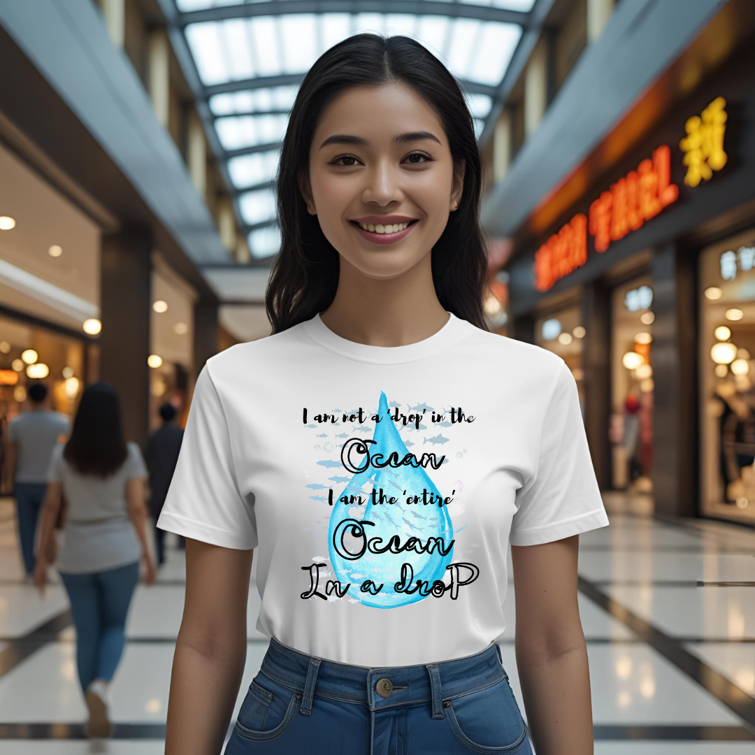 POSITIVITY- I am not a drop in the ocean I am the entire ocean in a drop