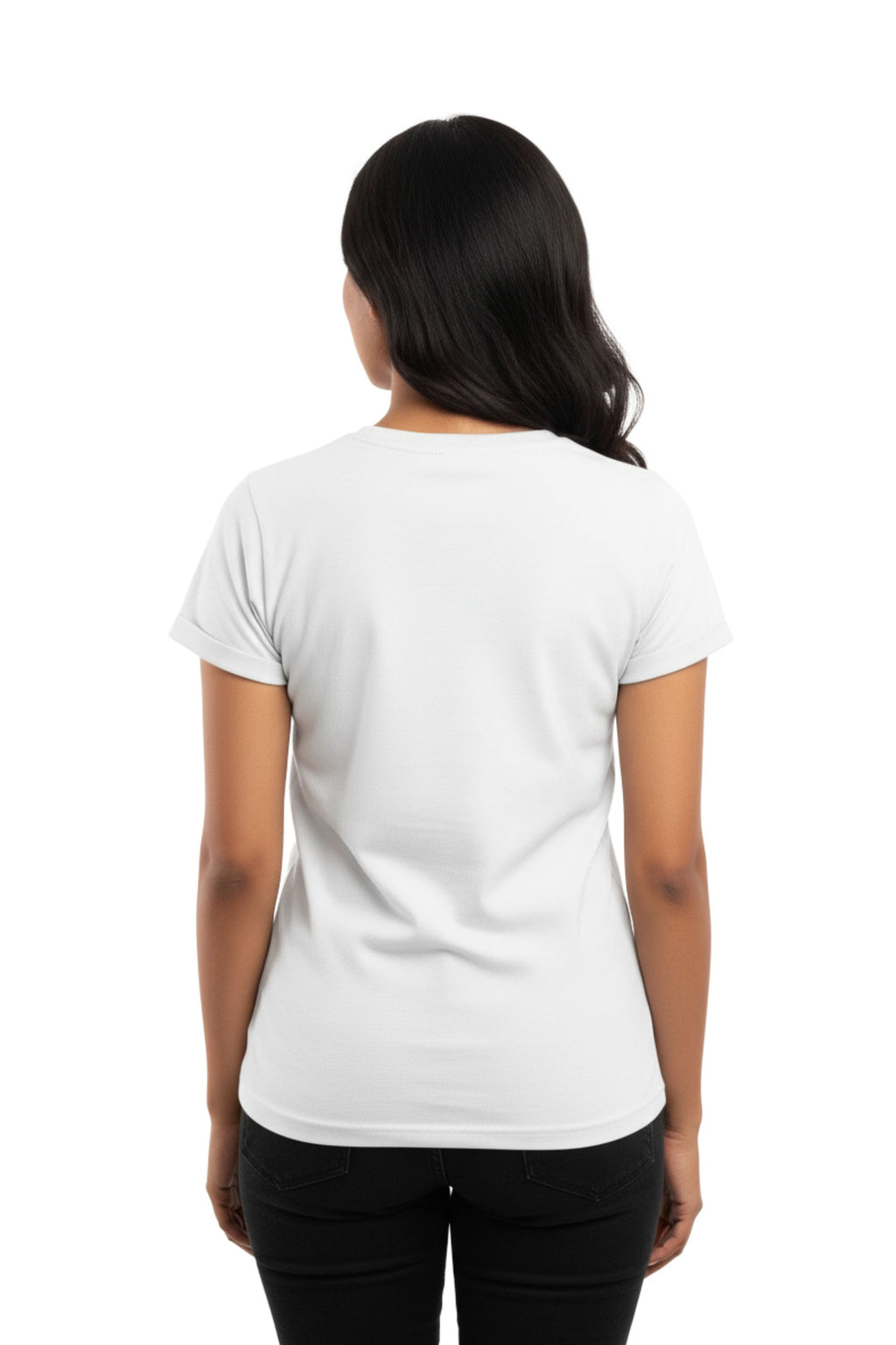 Women's Cotton Graphic T-Shirt, White, Dog Lover Print, Crew Neck, Short Sleeve, Regular Fit
