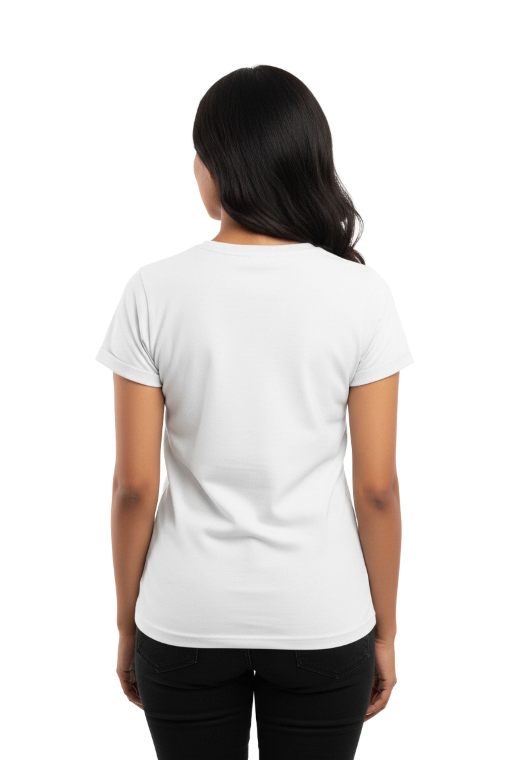 Women's Cotton Graphic T-Shirt, White, Dog Lover Print, Crew Neck, Short Sleeve, Regular Fit
