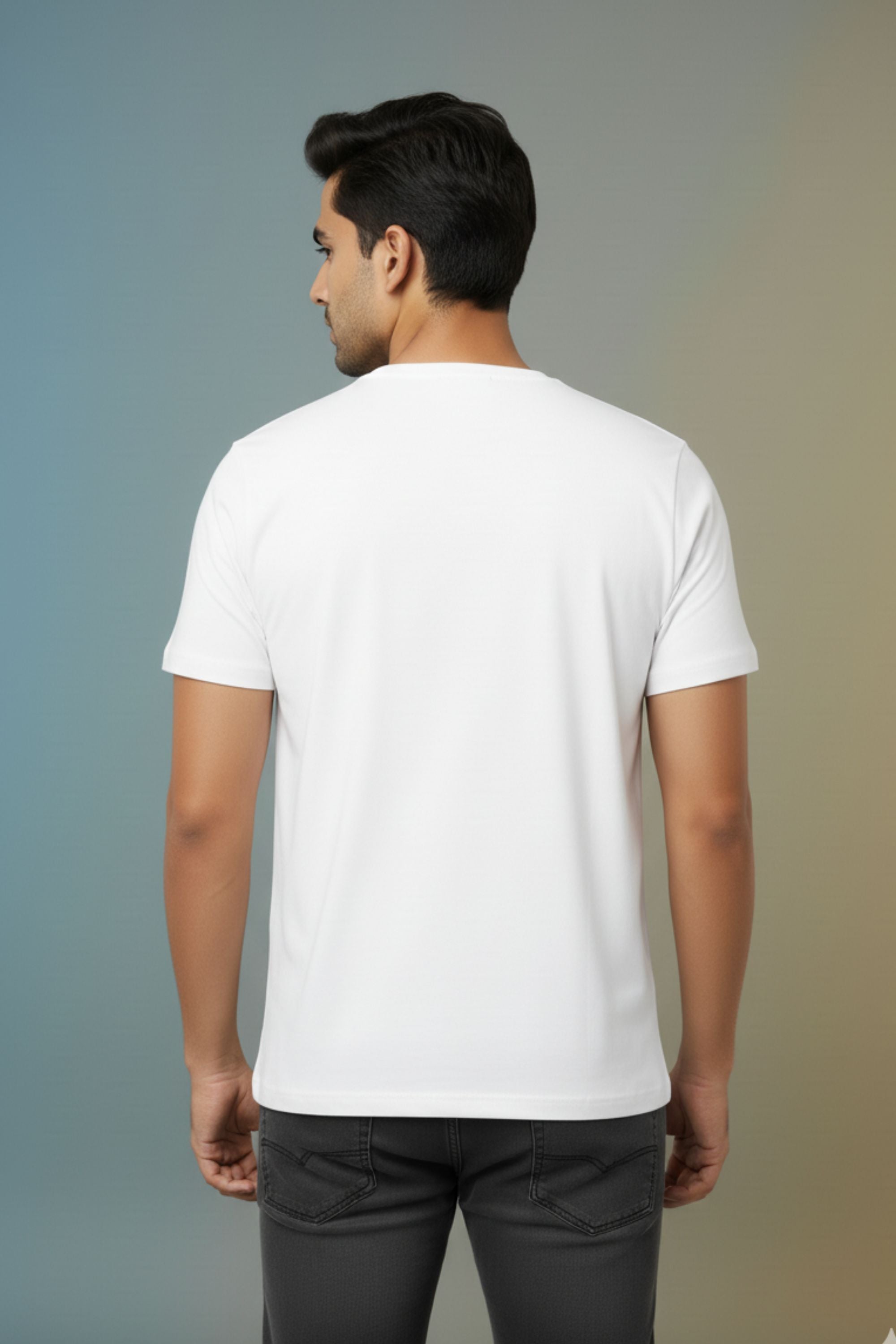 Cotton T-Shirt for men, White, Dog Lover Graphic Print, Crew Neck, Short Sleeve, Regular Fit, Casual Wear