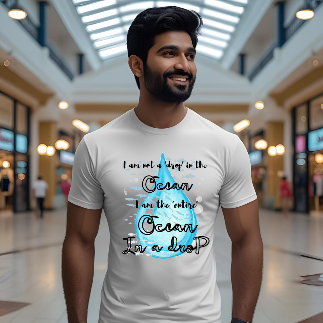 POSITIVITY- I am not a drop in the ocean I am the entire ocean in a drop