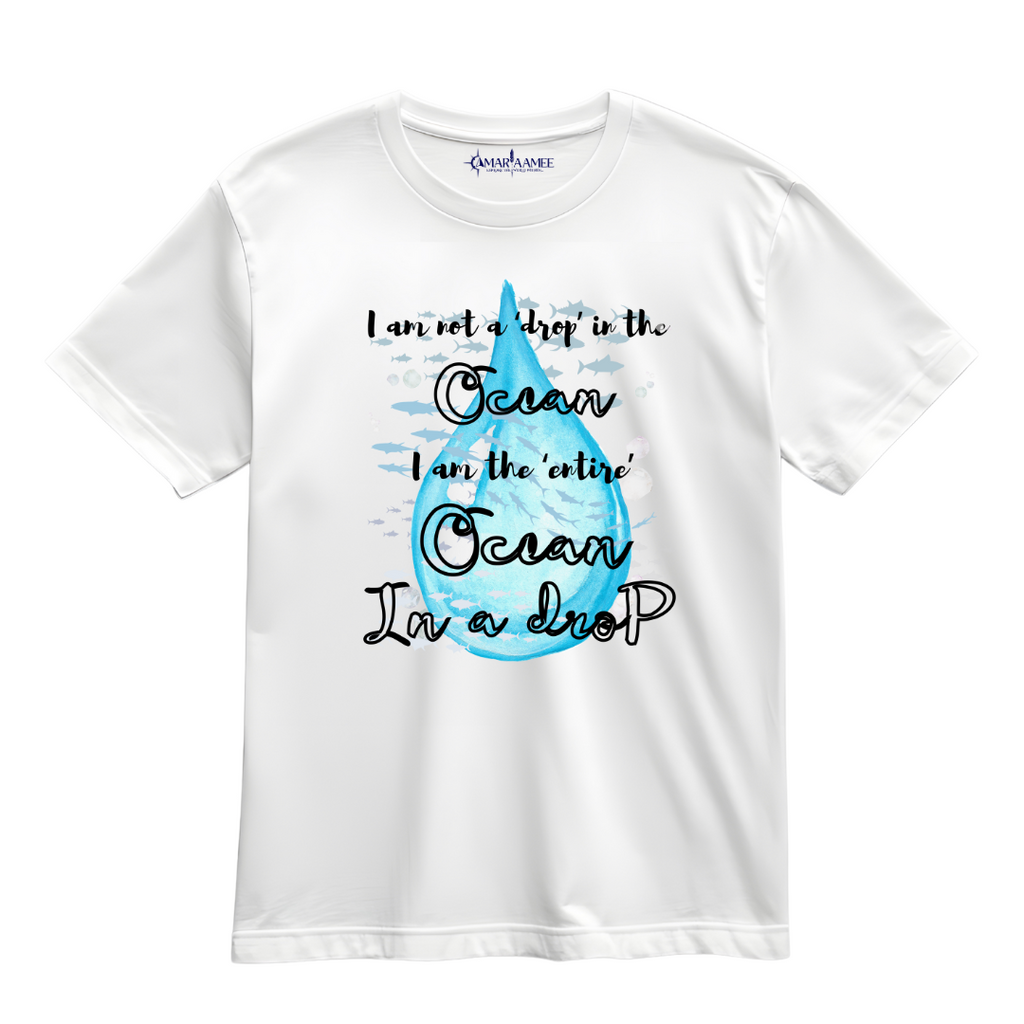 POSITIVITY- I am not a drop in the ocean I am the entire ocean in a drop