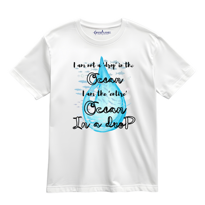 POSITIVITY- I am not a drop in the ocean I am the entire ocean in a drop