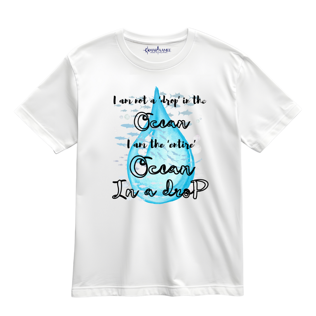 POSITIVITY- I am not a drop in the ocean I am the entire ocean in a drop