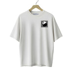Unisex Cotton Oversized T-Shirt, Off White, Crew Neck, Drop Shoulder, Short Sleeve, Positivity Mind Theme Printed Graphic