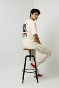 CAT LOVE THEME OVERSIZE T-SHIRT FOR MEN