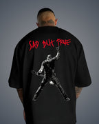 Metallica Graphic Printed Oversized T-Shirt, Pure Cotton, Black, Rock Music, Crew Neck, Short Sleeve