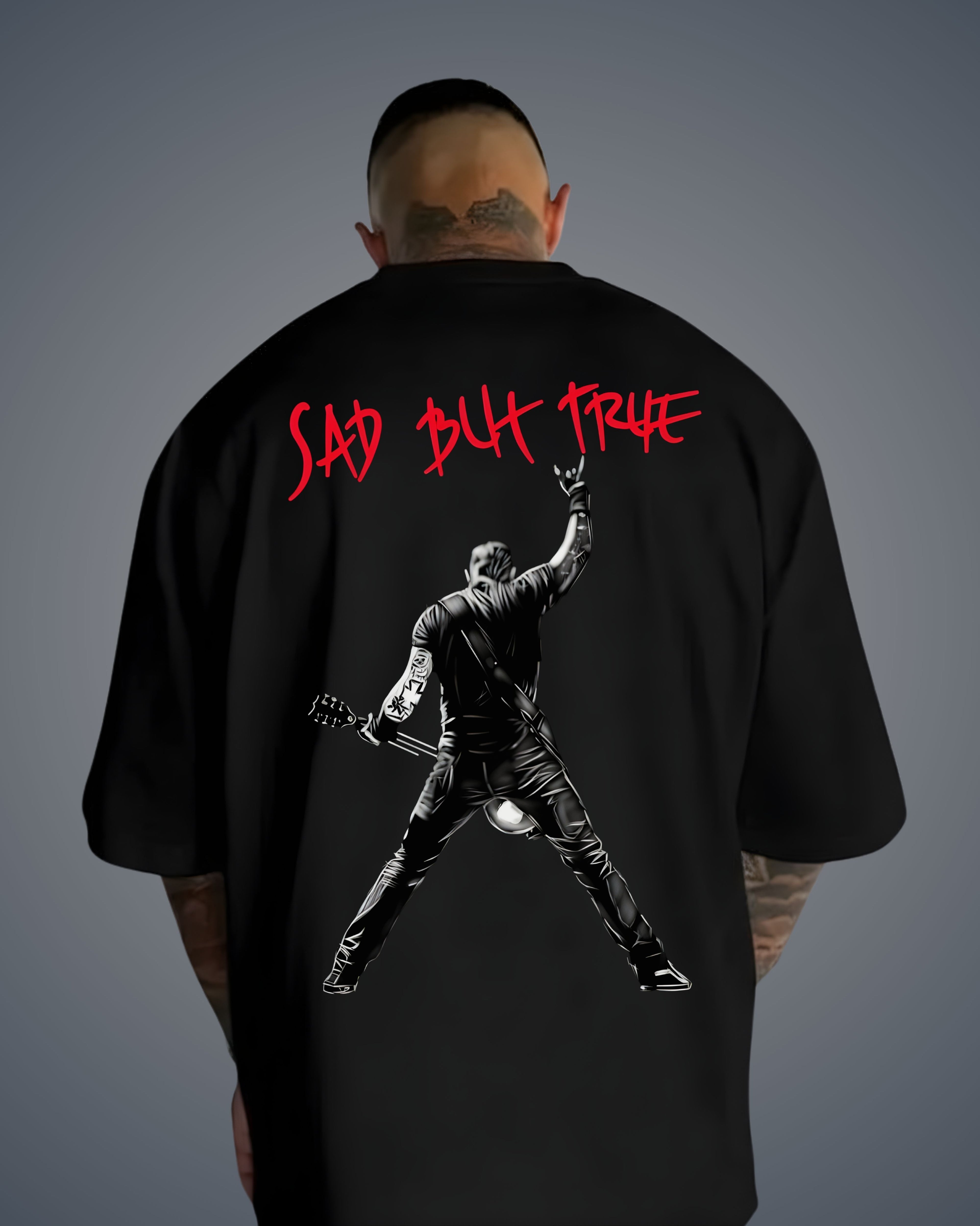 Metallica Graphic Printed Oversized T-Shirt, Pure Cotton, Black, Rock Music, Crew Neck, Short Sleeve