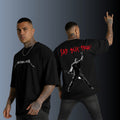 Metallica Graphic Printed Oversized T-Shirt, Pure Cotton, Black, Rock Music, Crew Neck, Short Sleeve
